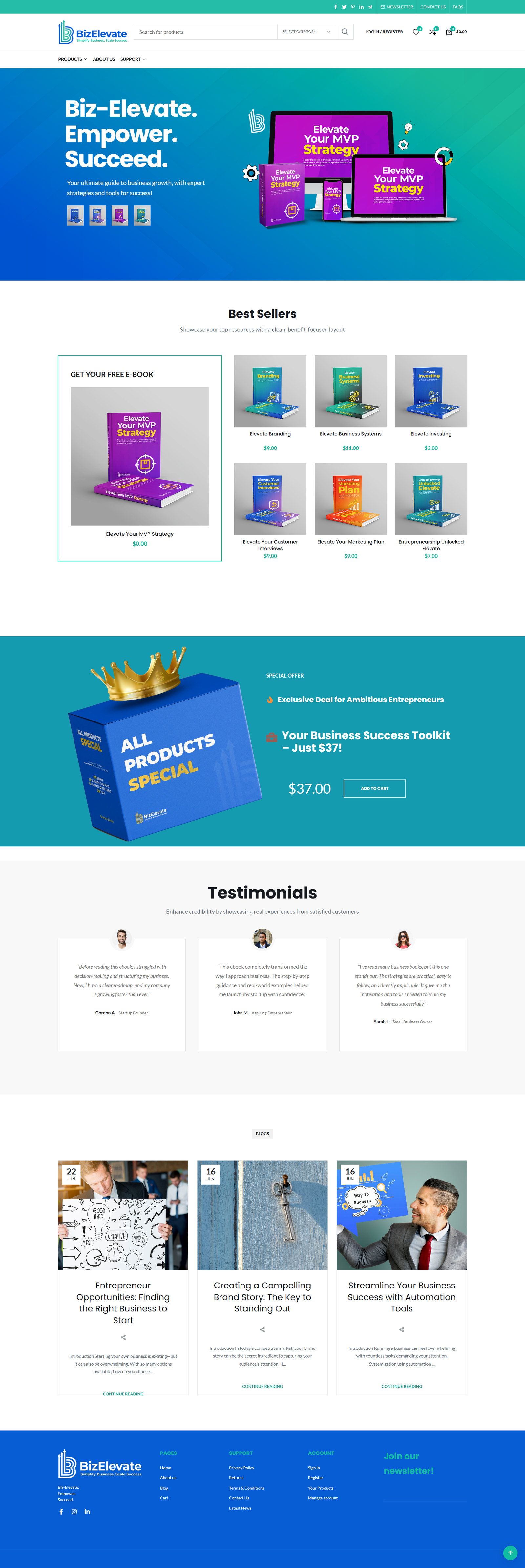 Projet web BIZ ELEVATE