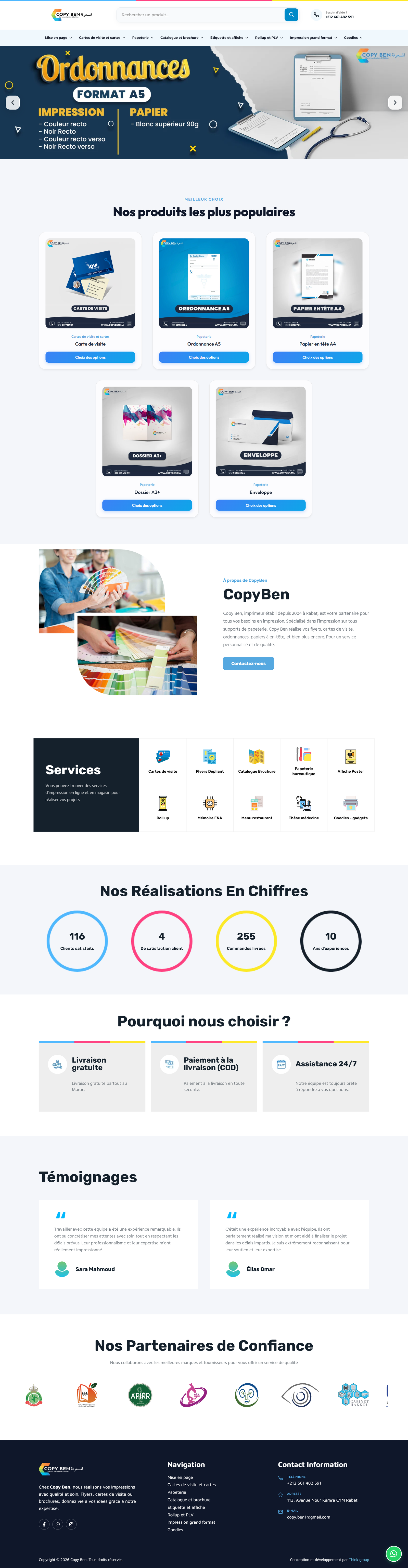 Projet web COPY BEN