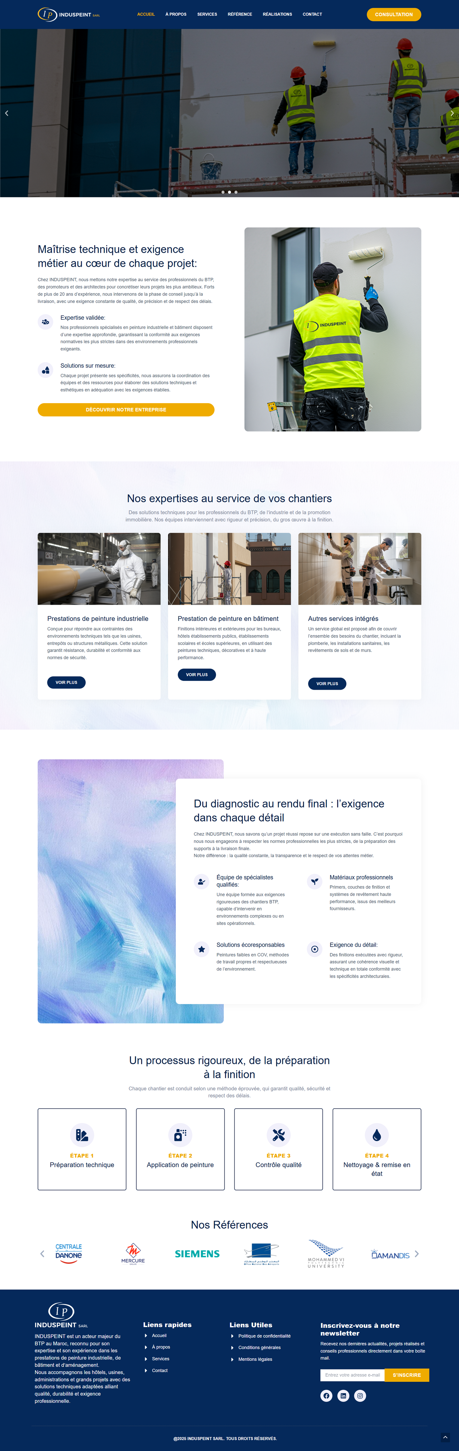 Projet web INDUSPEINT