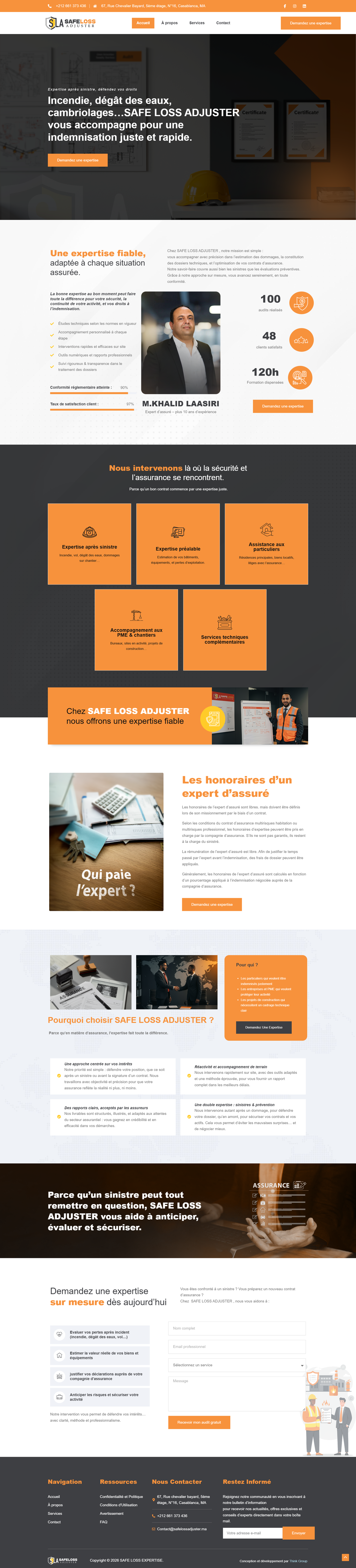 Projet web SLA EXPERTISE