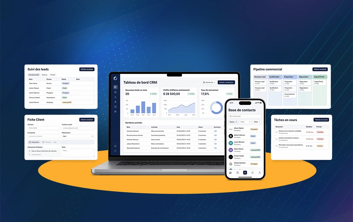إعداد نظام CRM